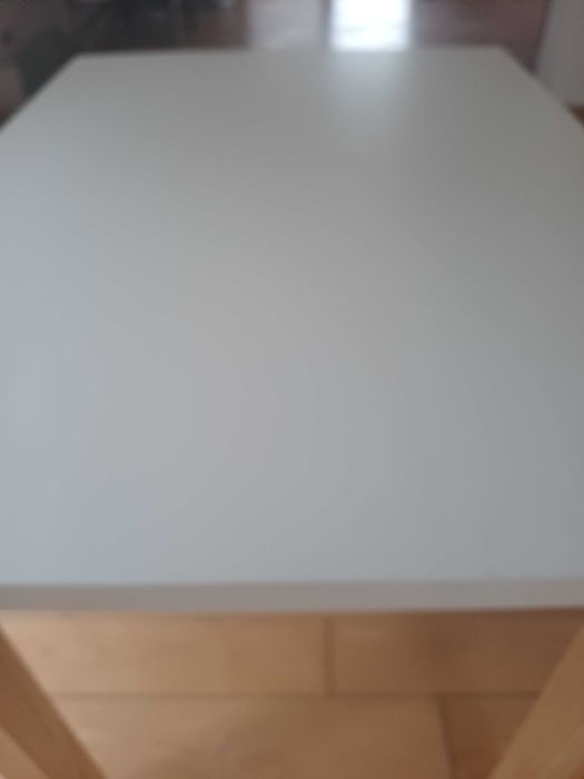 NOWY biały stół kuchenny drewniany sosnowy 100x70 stolik do kuchni