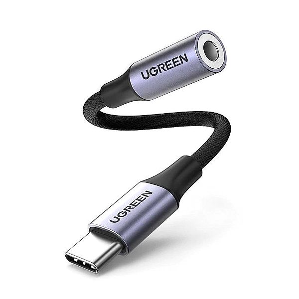 Adapter Ugreen AV161 do słuchawek mini jack 3,5 mm (żeński) / USB-C (m
