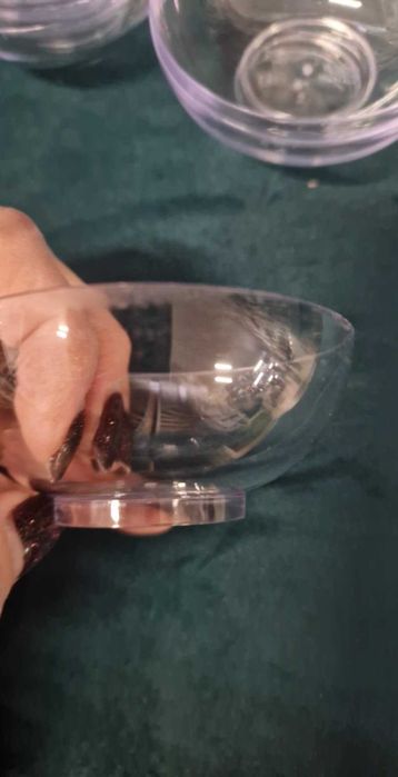 Miseczki do przekąsek okrągłe Ø7,2x 3cm, przezroczyste, ok.65 ml-43szt