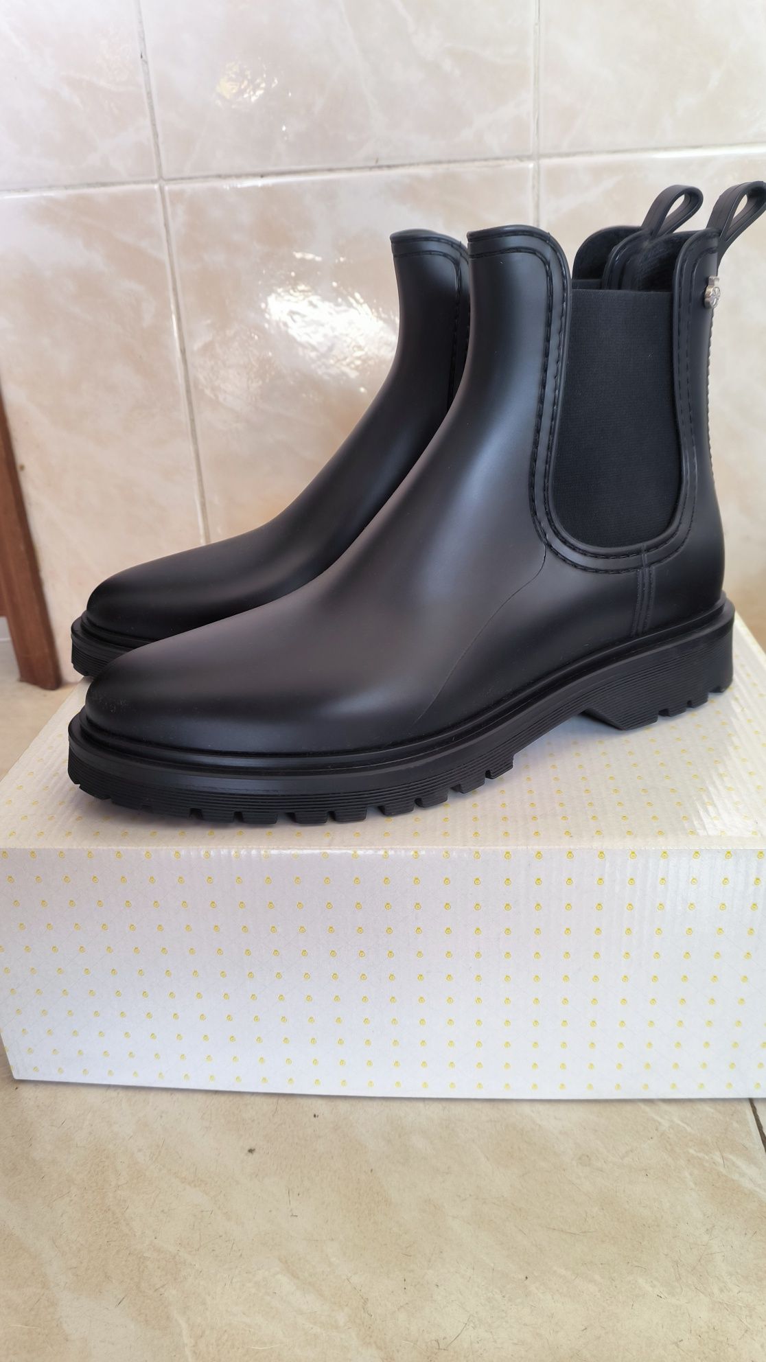 Botas Lemon Jelly Block 100 Preto mate Vegan T41