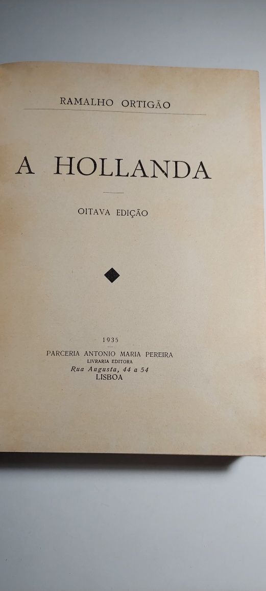 A Hollanda - Ramalho Ortigão (8ª edição, 1935)