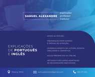Explicações de Português e Inglês (online e presenciais)