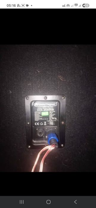 Kolumny estradowe omnitronic 1000w 500rms