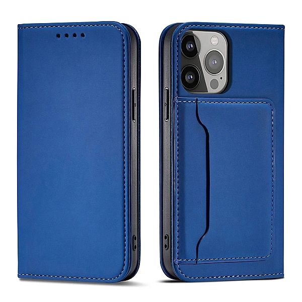 Magnet Card Case etui iPhone 14 Pro pokrowiec z klapką portfel podstaw