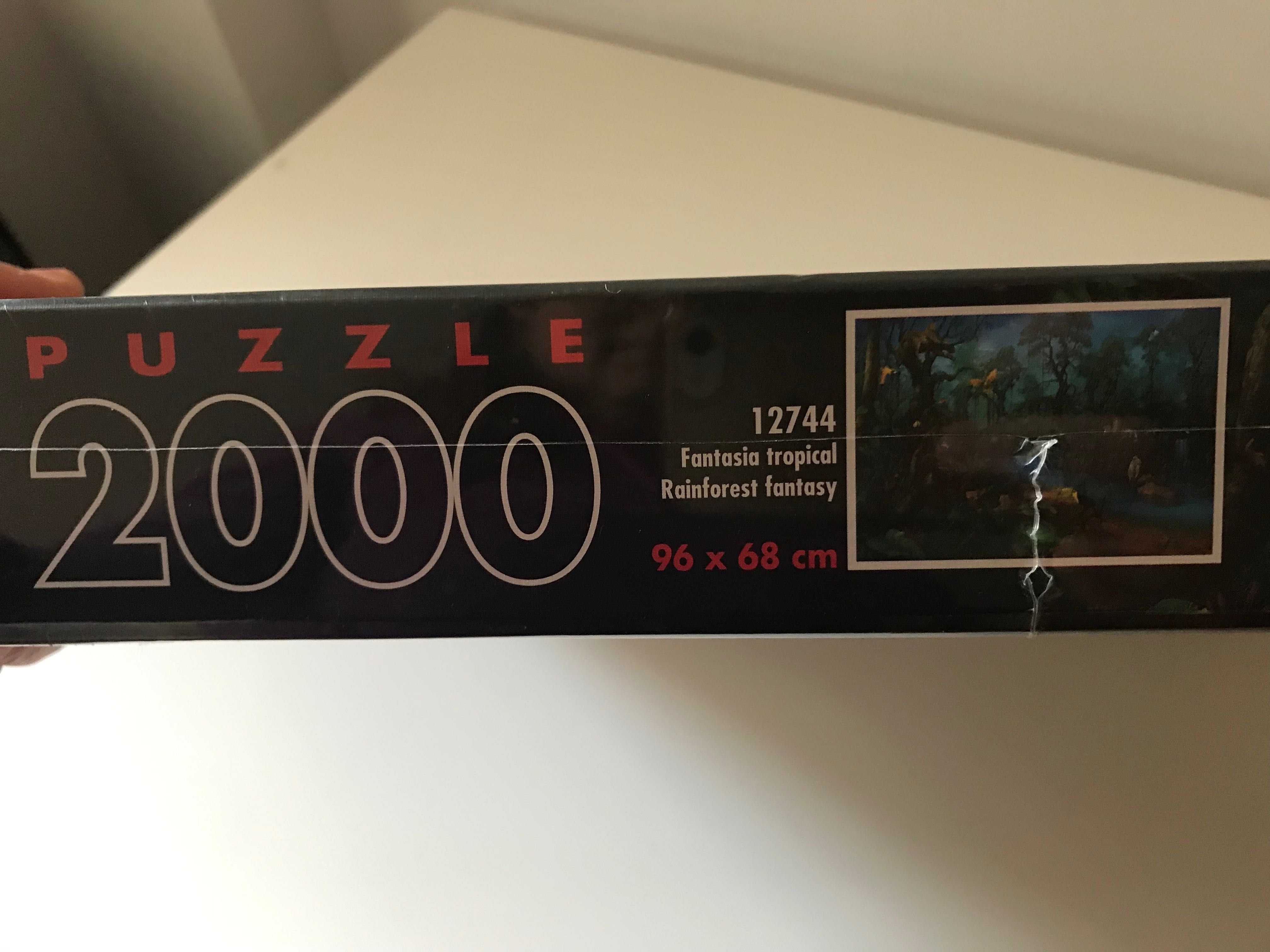 Puzzle2000 peças/mobília madeira mini