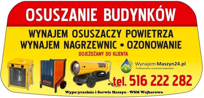 Wypożyczalnia Osuszaczy Powietrza, Wynajem Pochłaniaczy wilgoci FV VAT