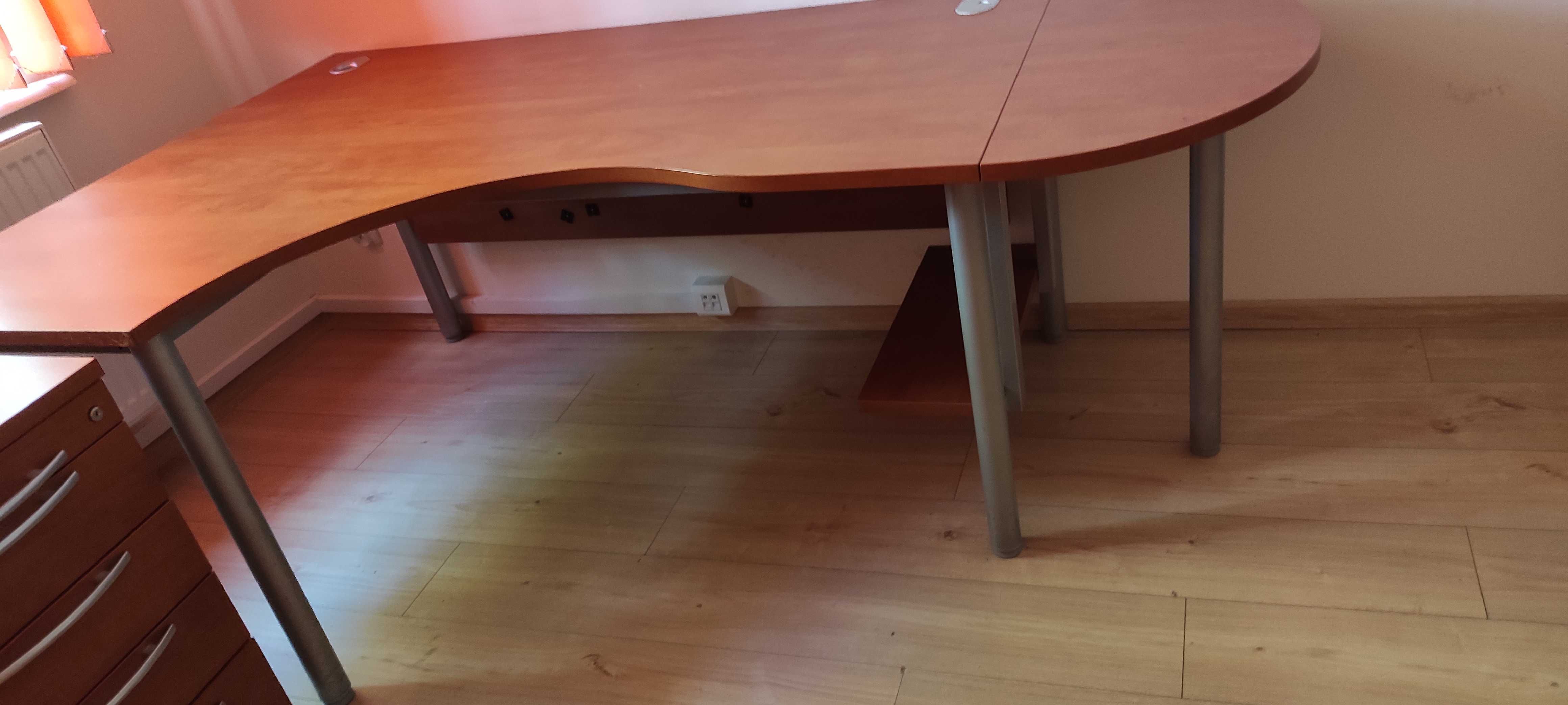 Biurko z dostawką 160*120 plus dostawka 40. Odbiór osobist