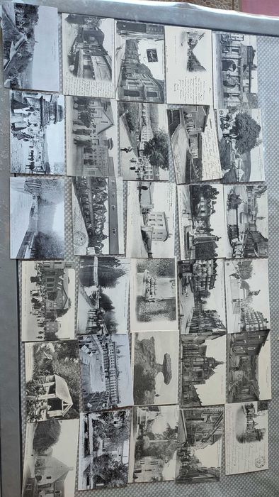 Lote 182 Reproduções de postais Franceses antigos