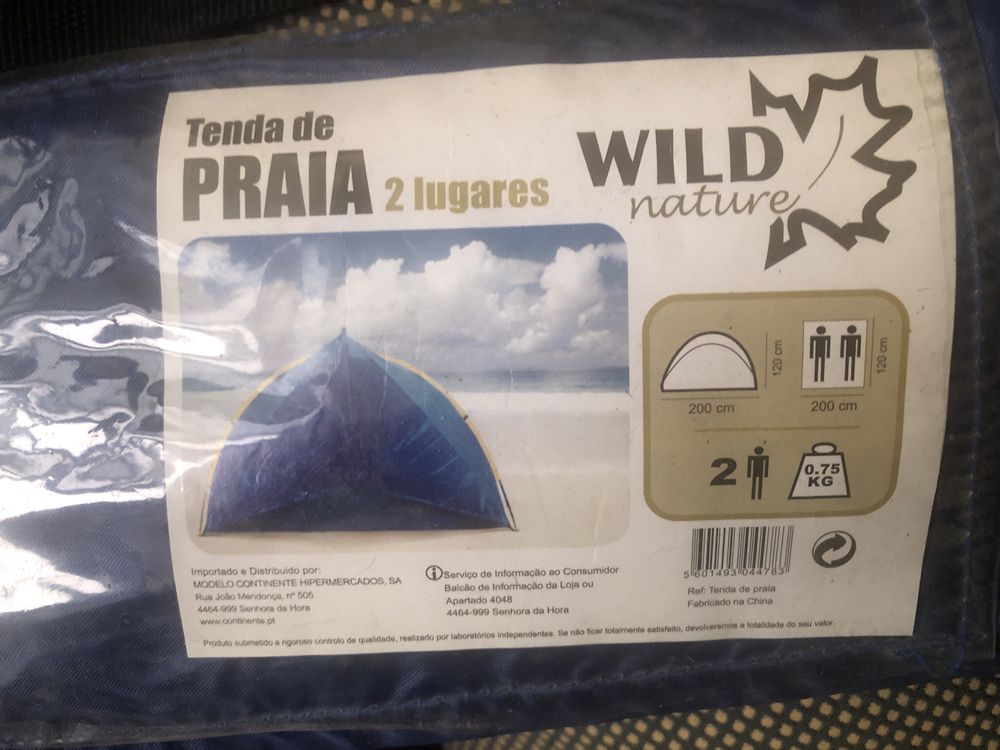 Tenda de praia nova