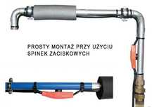 Kabel grzejny, przewód grzewczy do rur + termostat KERBL