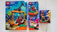 Lego City Stuntz Lote conjunto de 4 sets selados