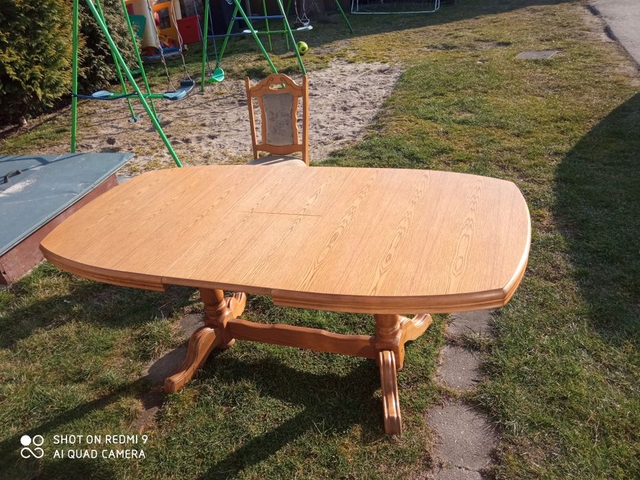 Stól drewniany rozkładany