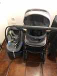DESPACHAR- Carrinho chicco Passeio, ovo, e isofix + bolsa maternidade