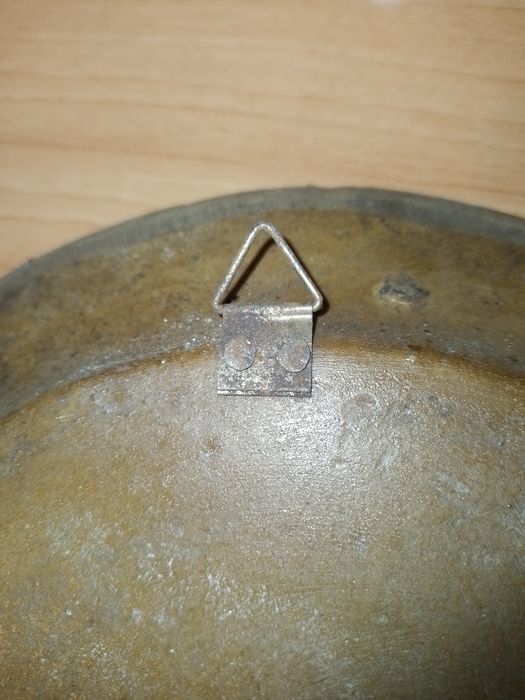 Prato decorativo em madeira talhada