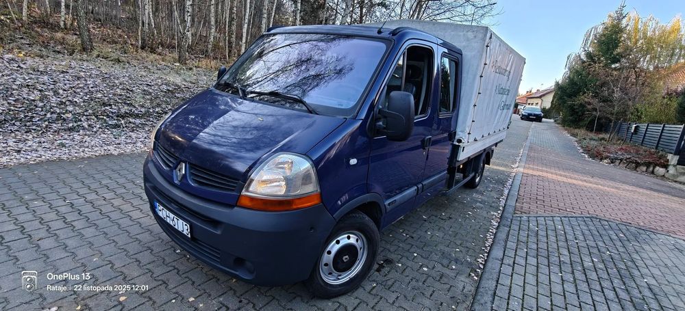 Renault Master  Renault Master plandeka brygadówka doinwestowany