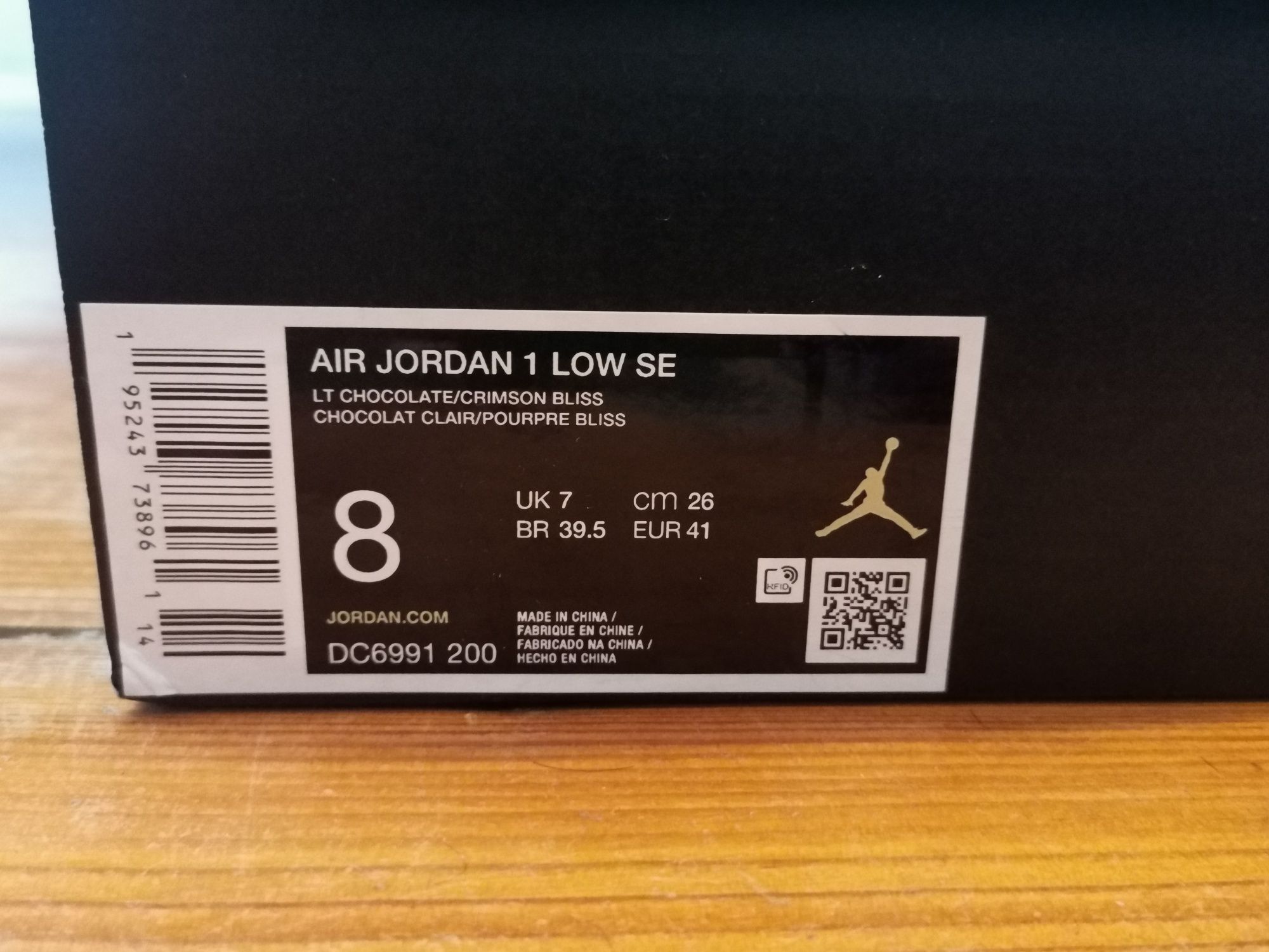 Nike jordan low se chocolate salmão DC. 6991