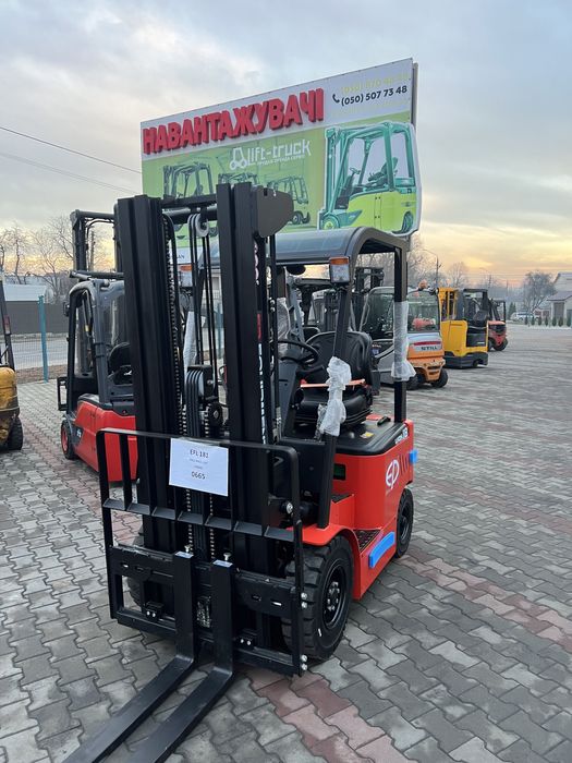 Навантажувач електричний новий EP EFL181, 4.8м., 1.8т. Li-Ion