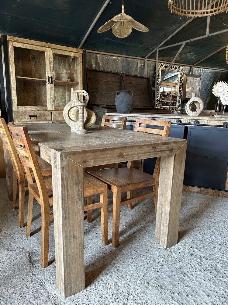 stol do jadalni drewniany akacja 160x90cm henders&hazel