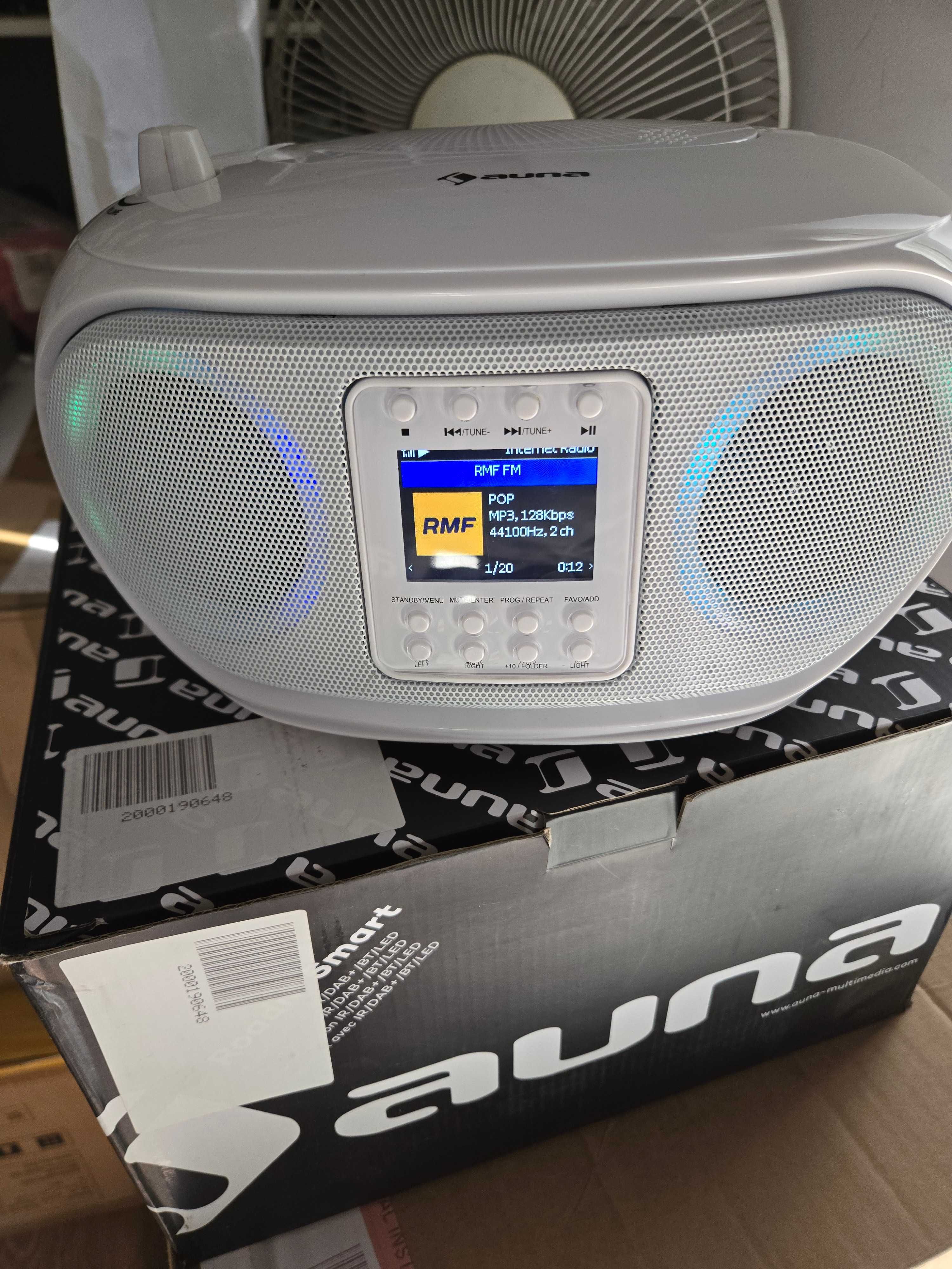 Boombox Radio Internetowe Cd Smart Wifi Bluetooth Efekty Led