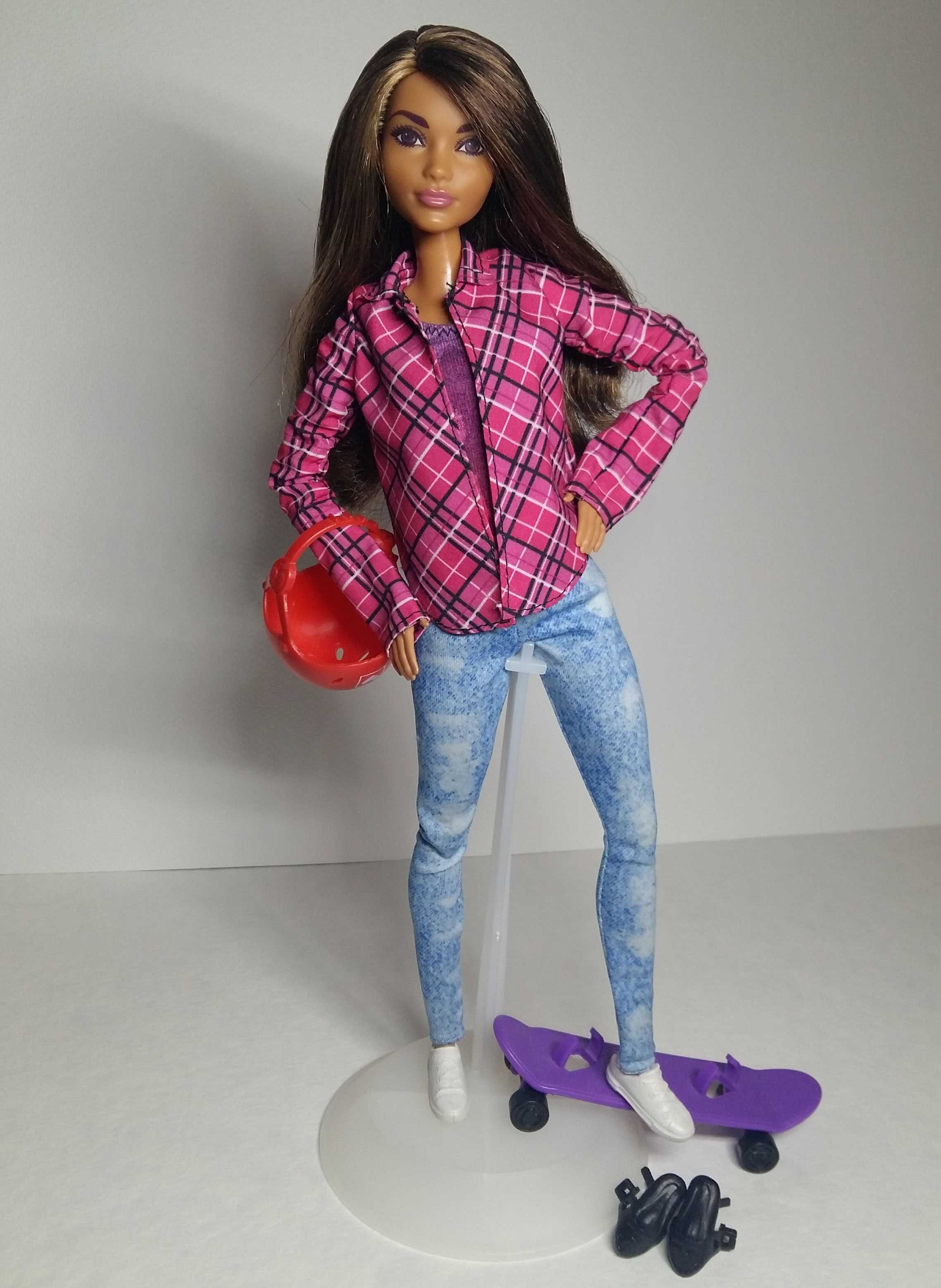 Лялька барбі Made to Move Skateboarder Barbie
