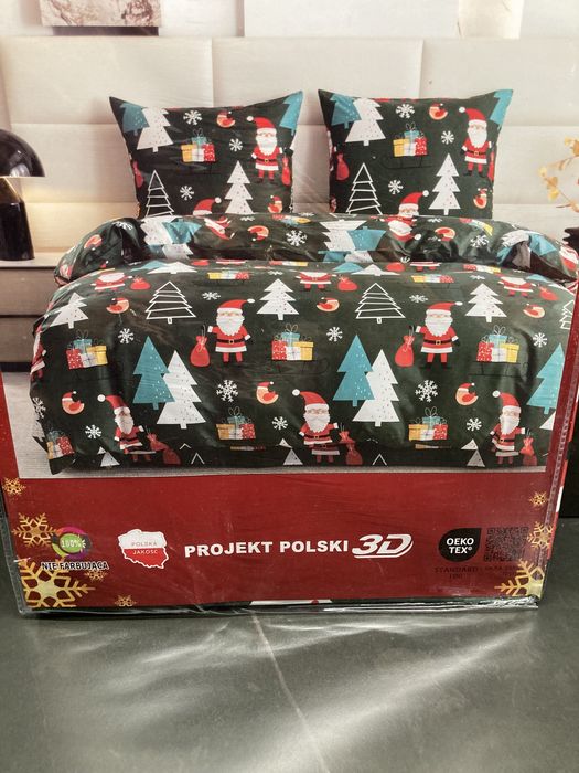 Komplet pościeli świątecznej 160x200 Aml-3220 Antonio