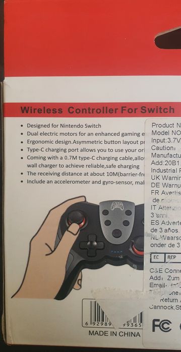 Comando nintendo switch