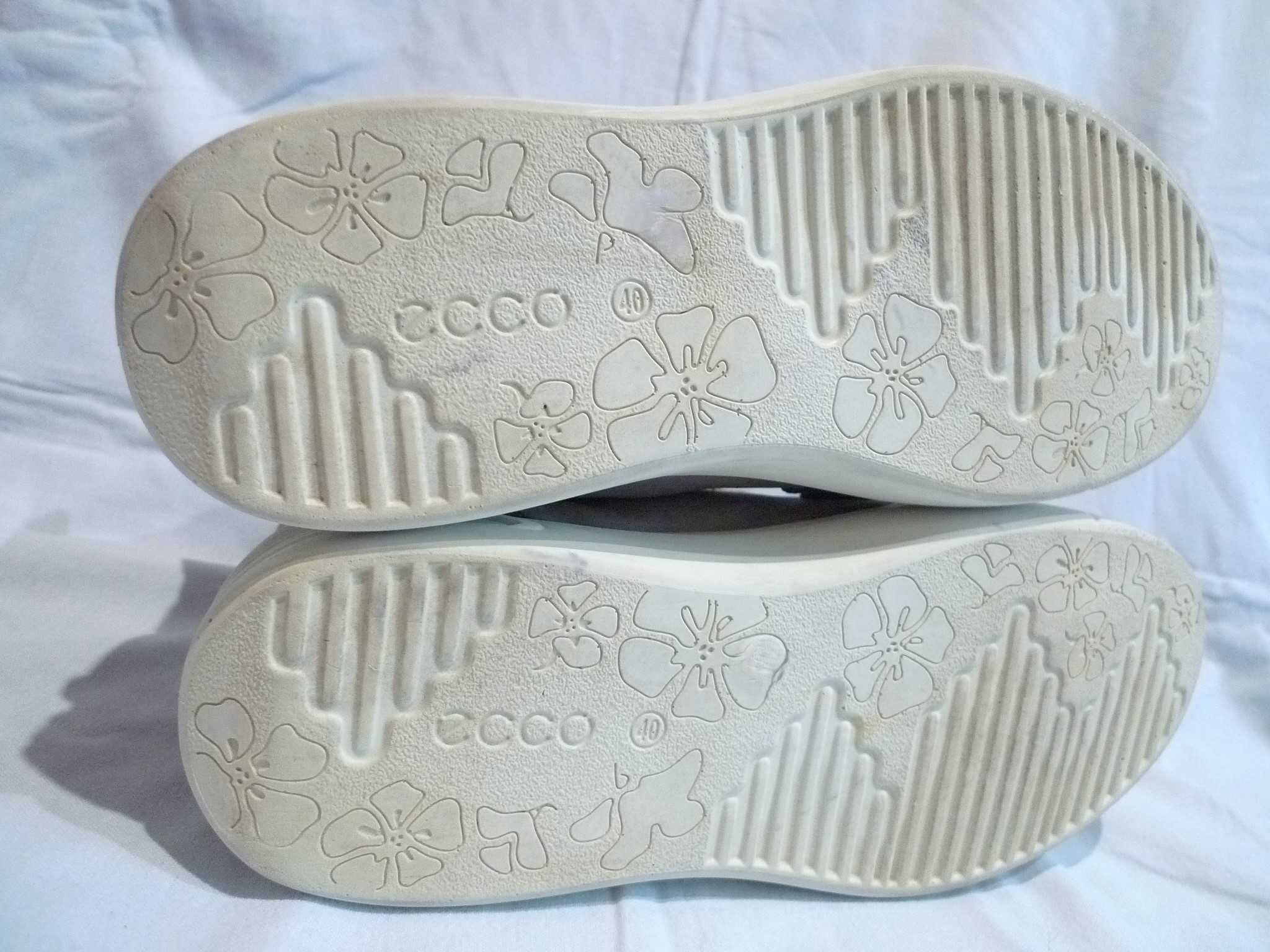 ECCO r.40/26cm Botki skórzane buty złote