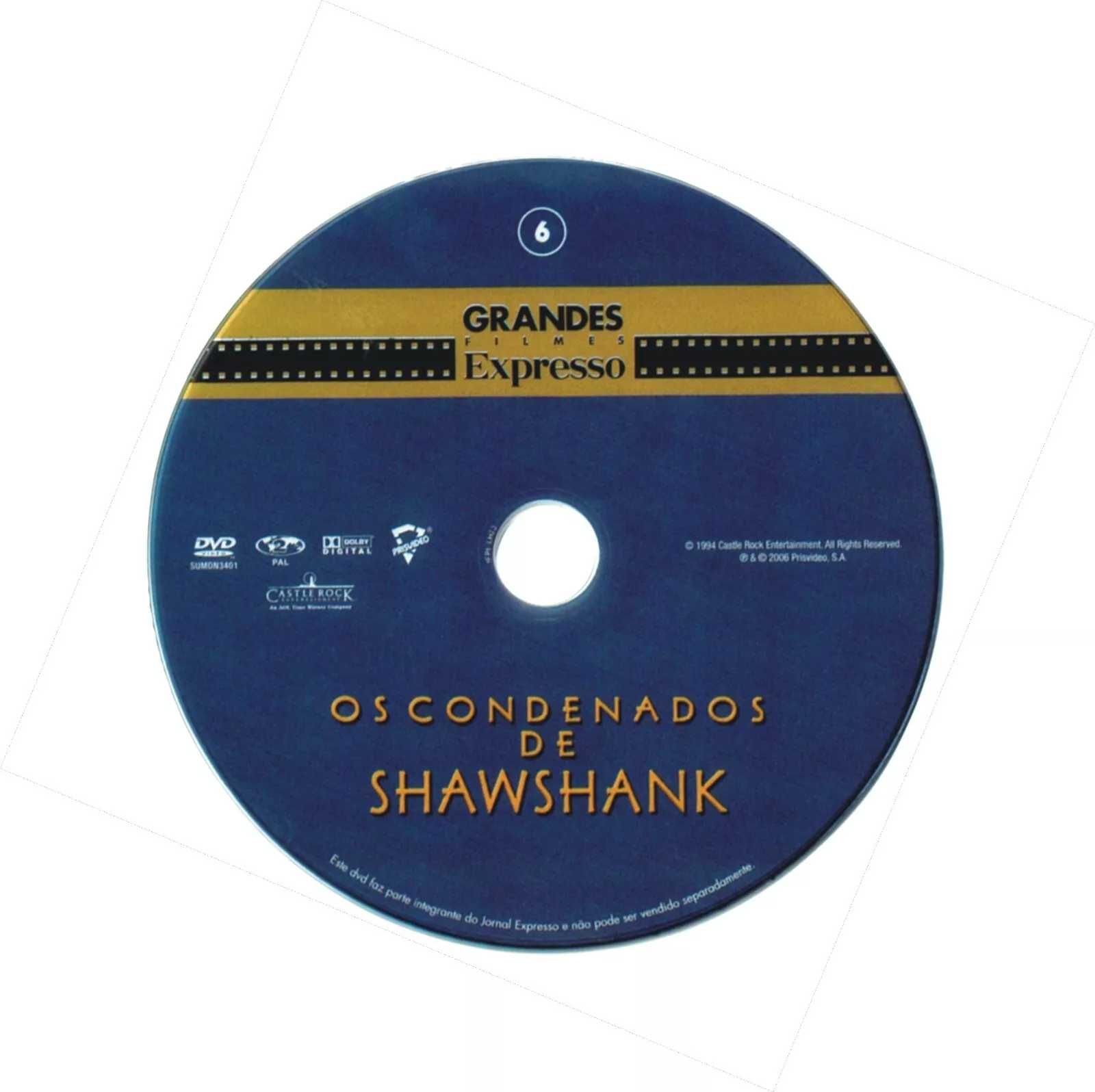 The Shawshank Redemption Tim Robbins Morgan Freeman DVD