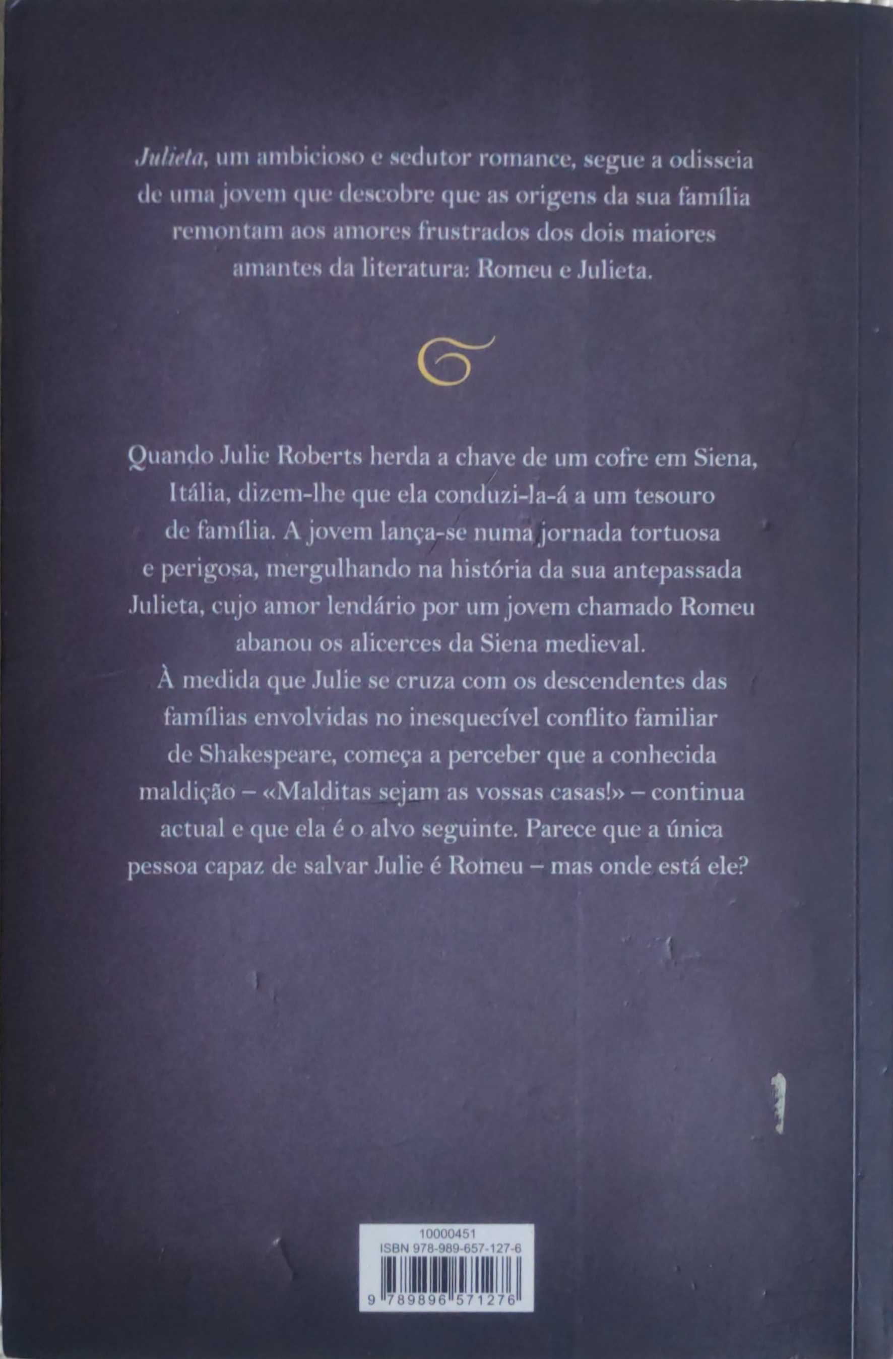 Livro "Julieta" de Anne Fortier