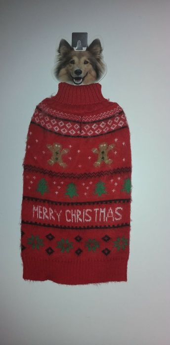 Sweterek świąteczny dla małego pieska