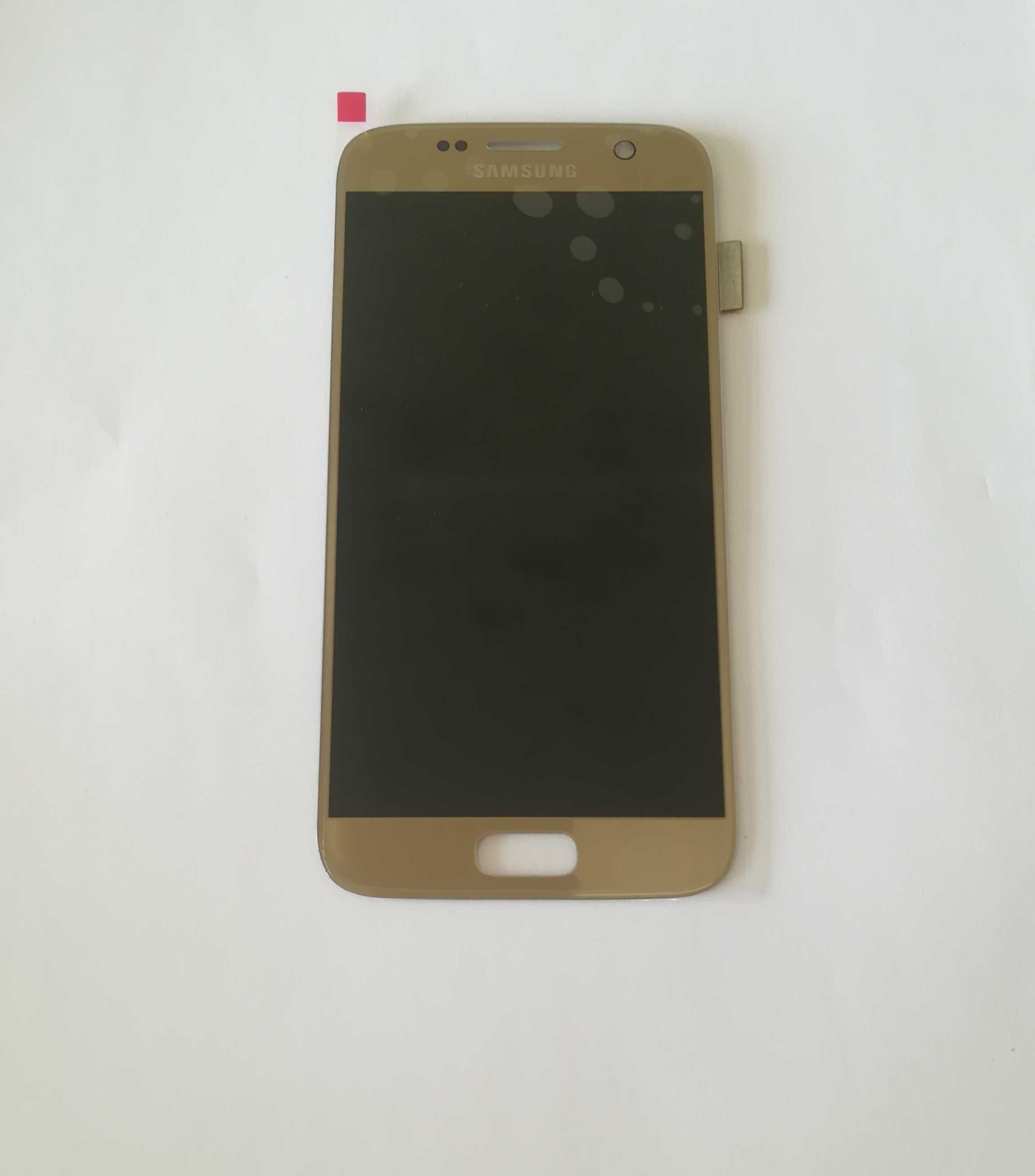 Display Samsung S7 dourado