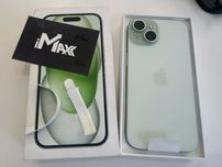 iPhone 15 128 Green НОВИЙ ЄВРОПА Фіз сім, open box