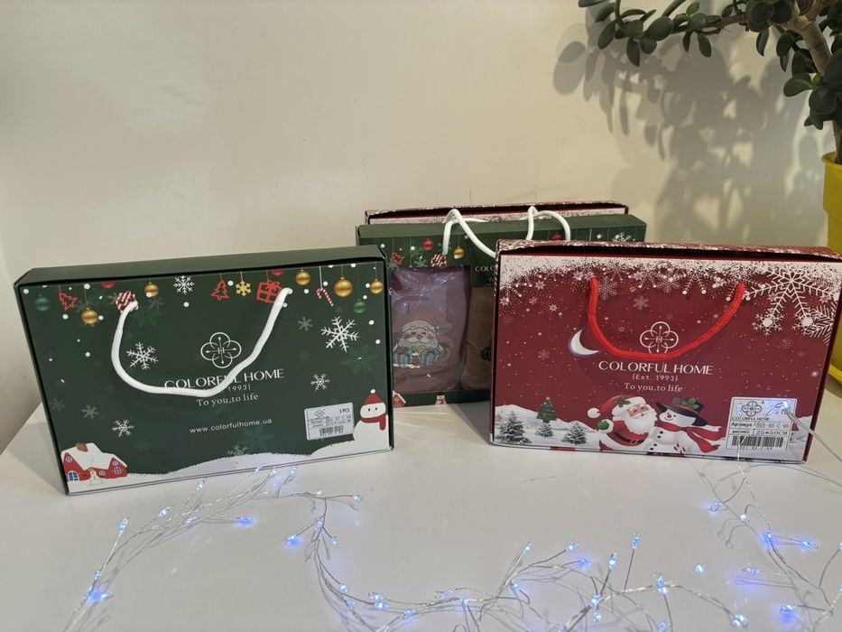 Подарунковий набір рушників Новий рік