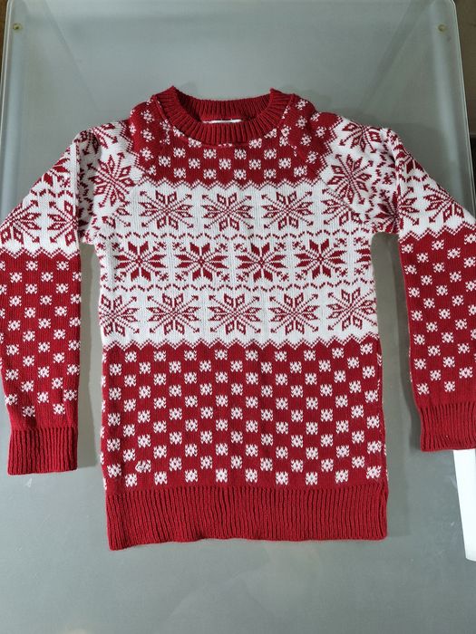 Sweter z Motywem Świątecznym Andżela Rozmiar Uniwersalny Wełna