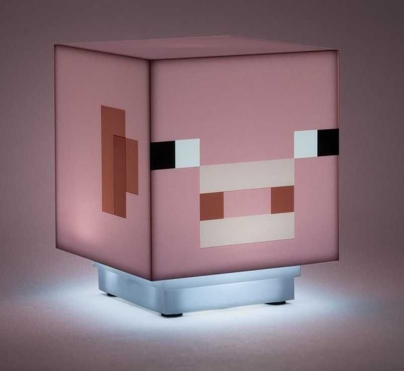 Lampka Minecraft Świnka Pig z dźwiękiem dla Gracza * Wejherowo