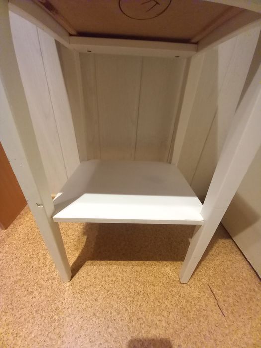 Stolik drewniany IKEA blat 46x35 wysokość 70 cm