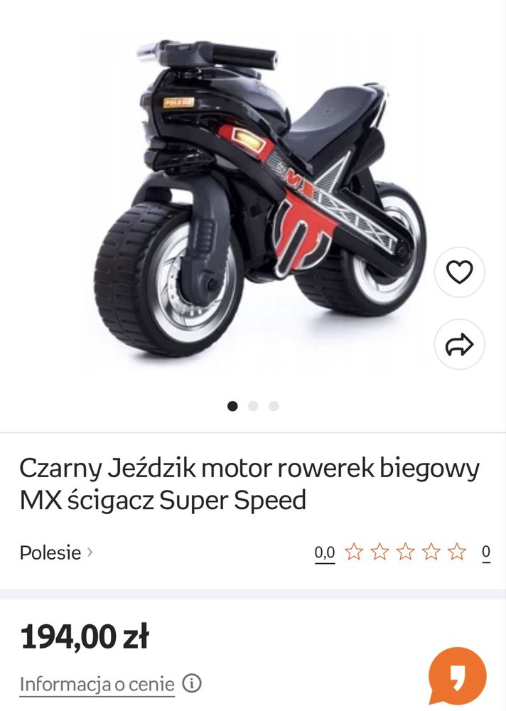 Motor jeździk polesie
