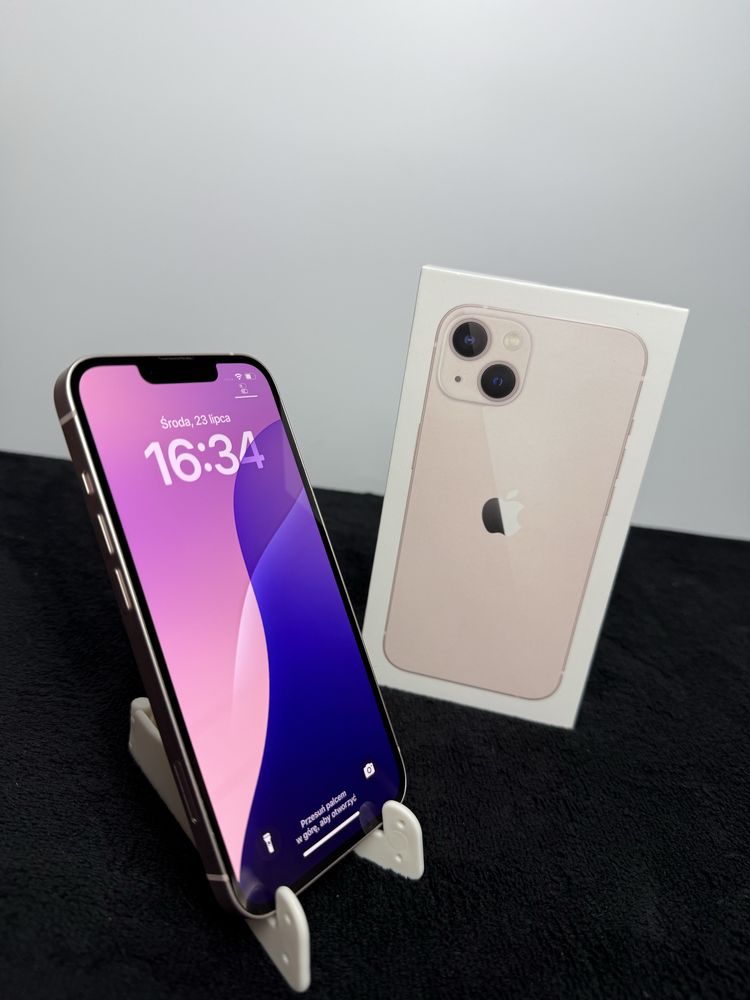 iPhone 13|Pink|100%|Stan Idealny|Pełen Zestaw