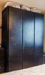 Szafa 225x170x60 BRW Black Red White Doors Wenge