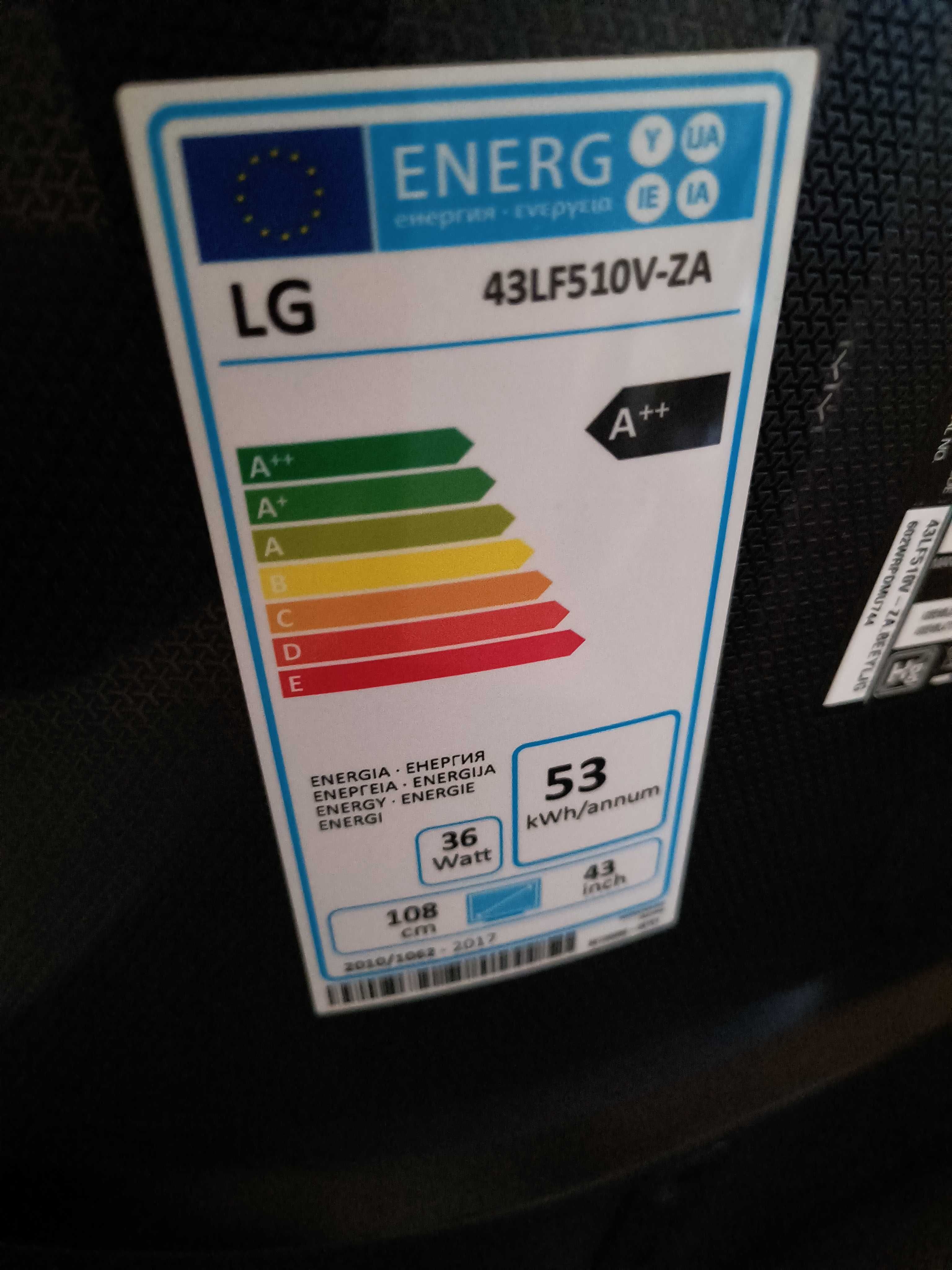 LG43LF510V sprzedam