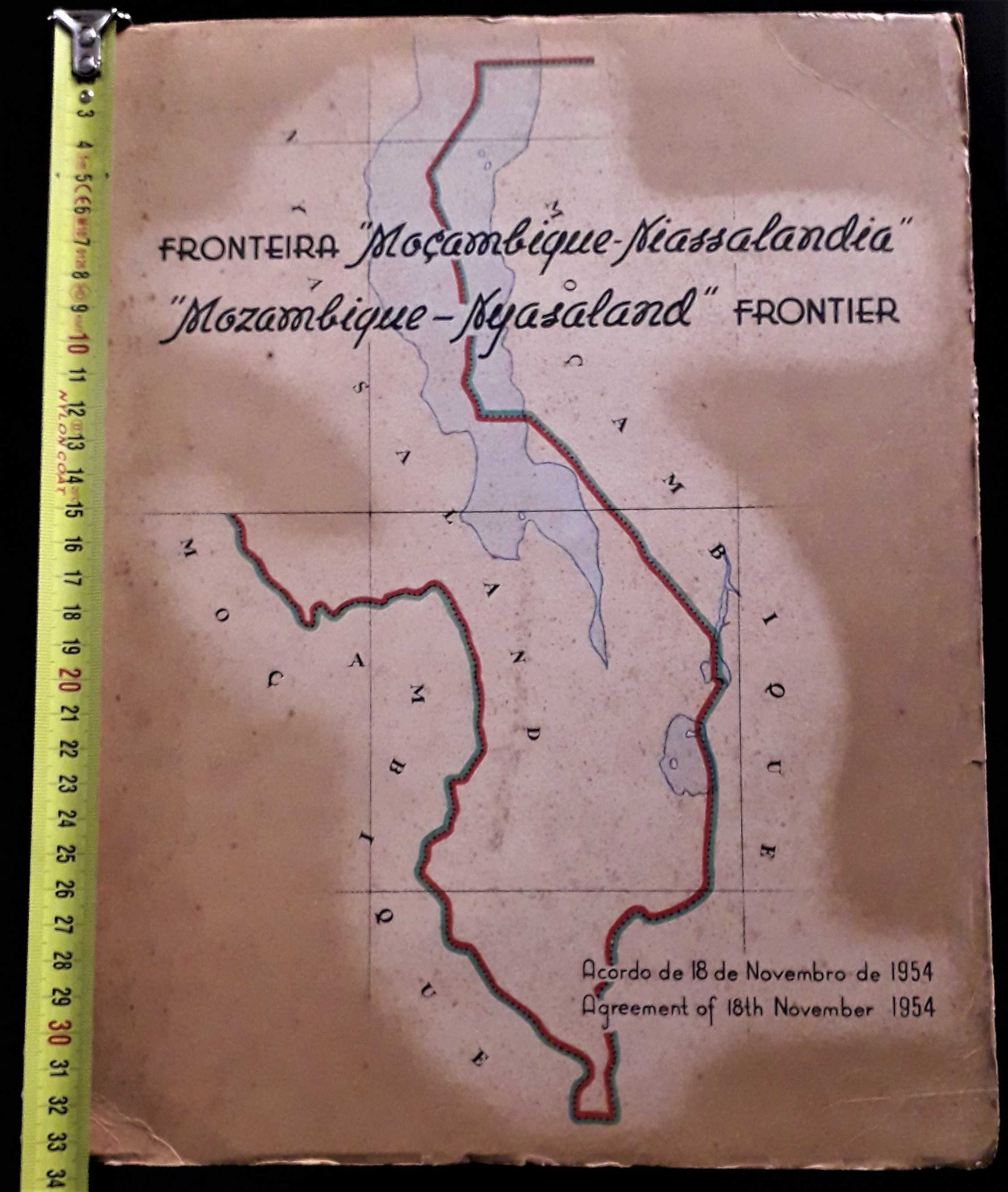 Livro "Fronteira "Moçambique - Niassalandia" - Acordo de 1954