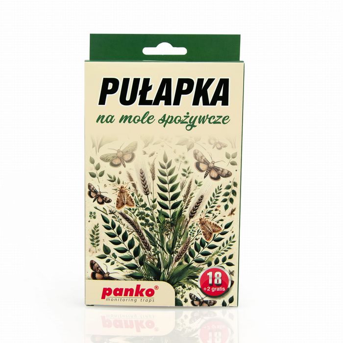 Pułapki na mole spożywcze, naklejane (18 szt. + 2 gratis)