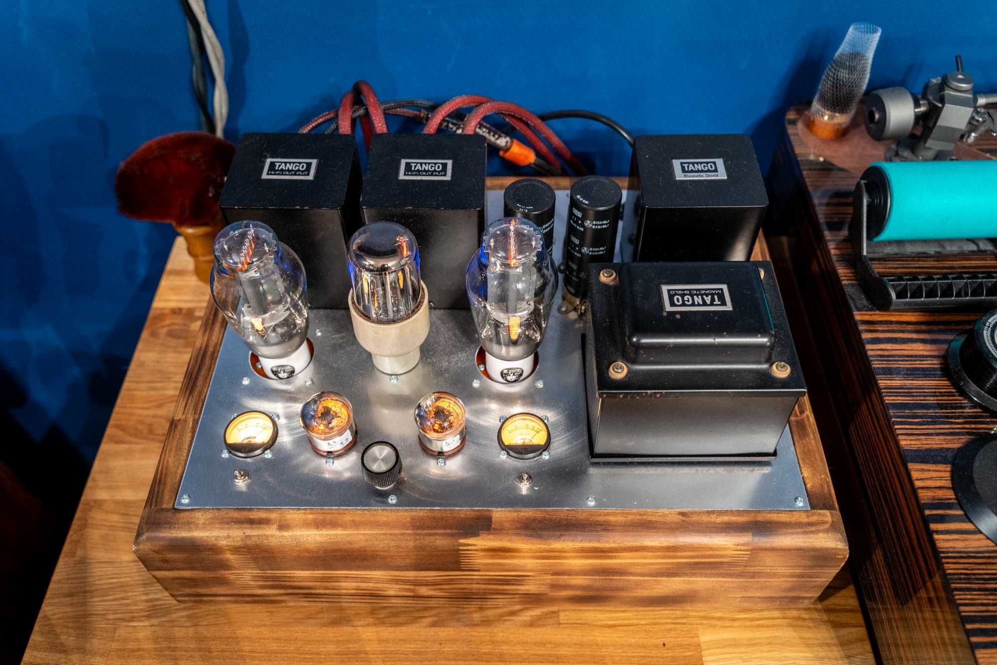 wzmacniacz lampowy SE 300b + 717a DIY made in Japan