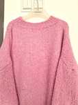 Sweter z bufiastymi rękawami oversize