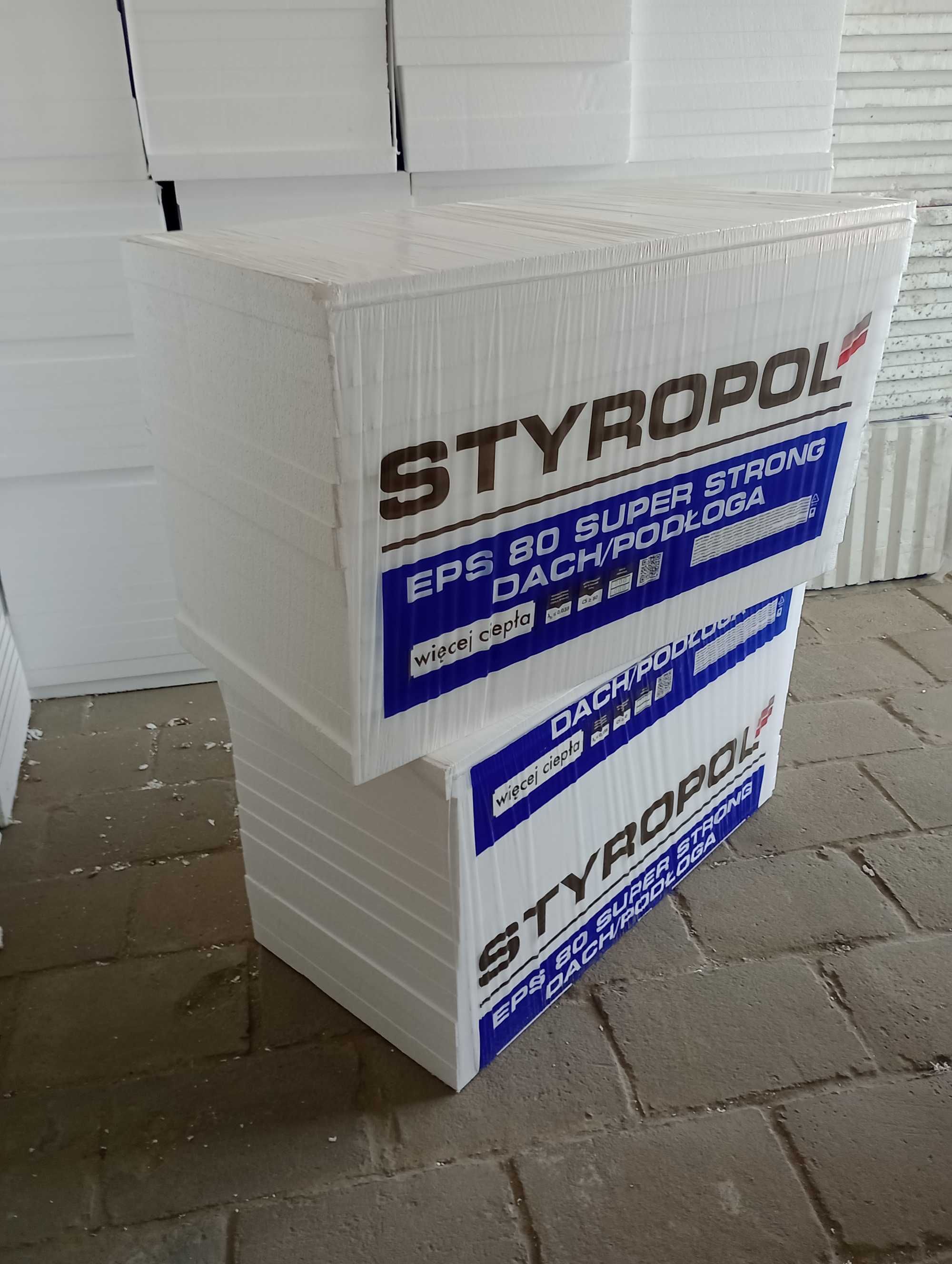 Styropian Dach/Podłoga EPS80-038 5cm Styropol Wylewkowy