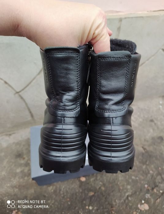 Ecco 30 чоботи на дівчинку зимові сапоги теплі ботинки взуття ессо