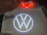 Lampki led do drzwi z projektorem  VW