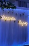 Razem lepiej napis ledowy Led ledon neon napis świecący ślub wesele