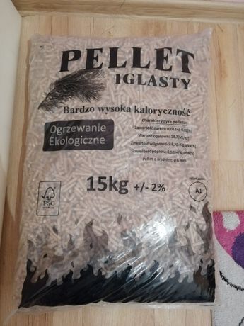 Pellet drewniany 15kg