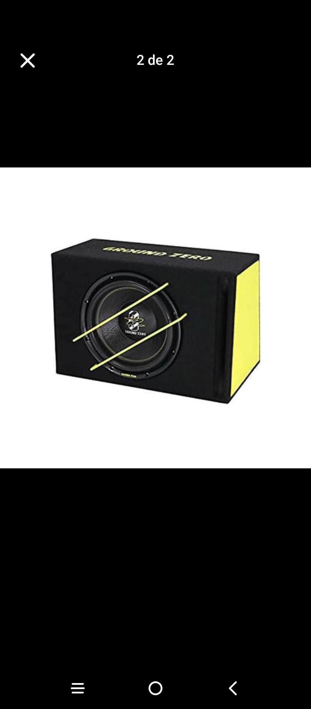 Subwoofer com amplificador